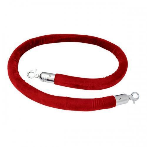 Velvet Rope Que Manager With 28 mm Diameter of Snap And 1.5 m Rope Length