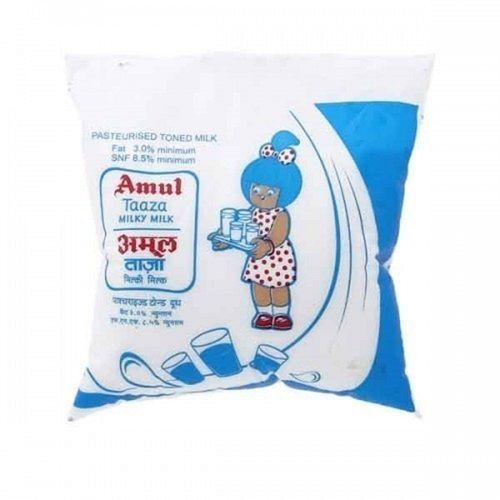 100% Pure And Nutritious Amul Taaza Milky Pasteurized Toned Milk Age Group: Adults