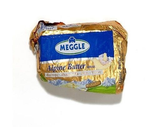 100% Pure Fresh Tasty And Unsalted Meggle Original Bavarian Alpine Butter Unsalted 8.8 Oz Age Group: Old-Aged