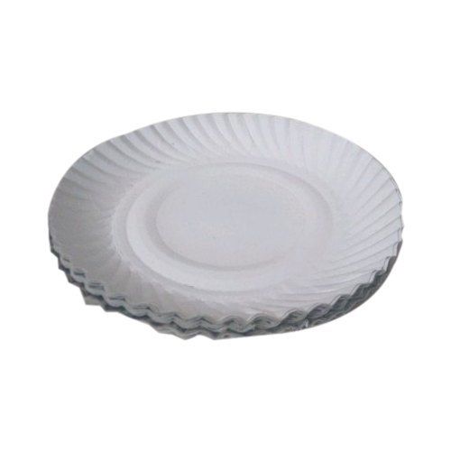 Eco Friendly and Highly Durable Plain White Disposable Paper Plates