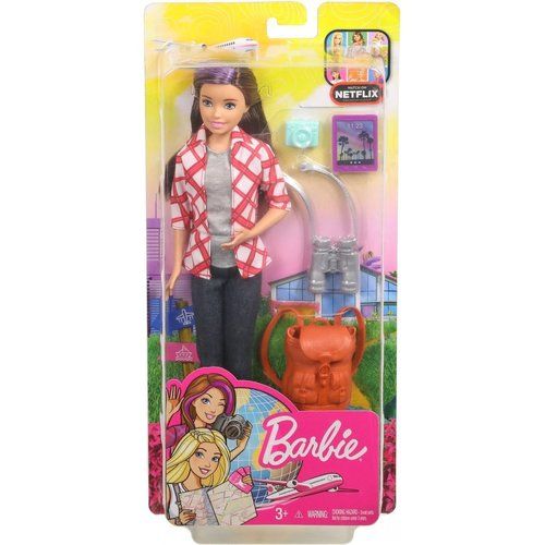 Peach Fashionable Light Weight Barbie Doll Skipper Beautiful 1 Set Packaging Small Packet For Kids 