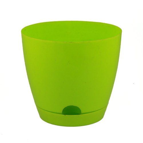 Highly Durable 7 Inch Self Watering Planter With Green Color