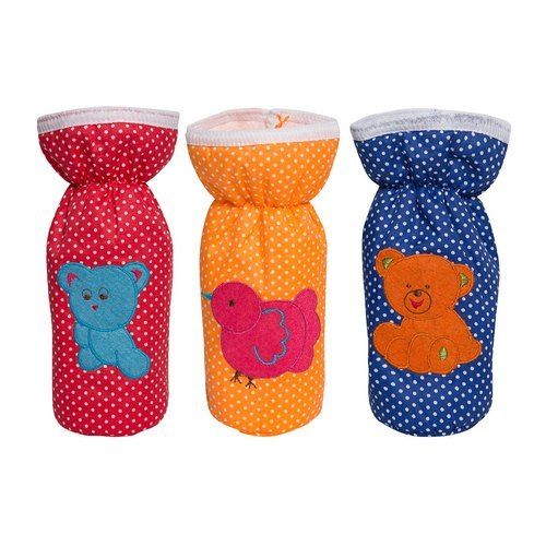 Highly Durable Cotton Protective Baby Bottle Cover With Multi Colours