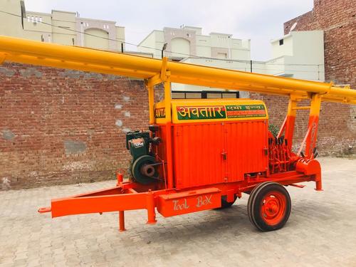 Orange Industrial Manual Steel Boring Machine(6 To 12 Inches)