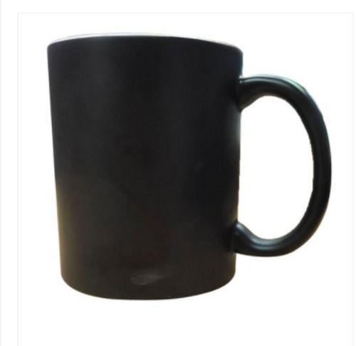 Light Weight And High Sublimation Coating Comfortable Black Coffee Mug 300Ml  Design: Round