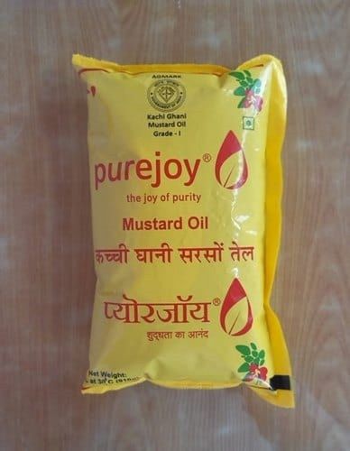 Nutrient Rich And Tasty Pure Joy 1 Ltr Pouch Kachchi Ghani Mustard Oil