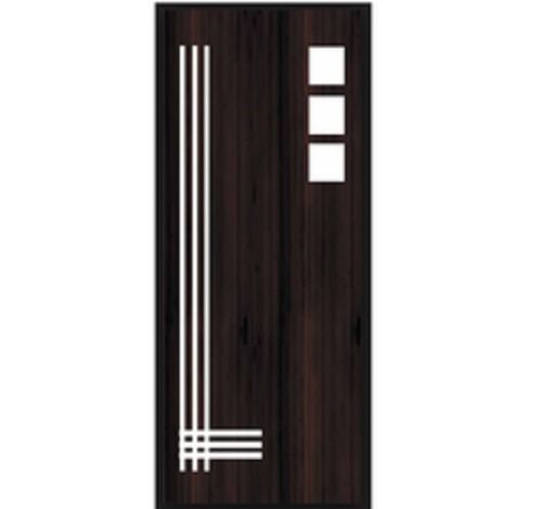 Polished Finish And Highly Durable Brown Color Readymade Door Application: Commercial