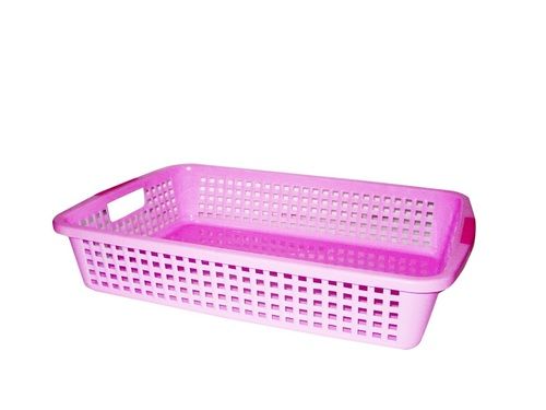 Premium Quality Pink Color Kitchen Trays For Organising Vegetables