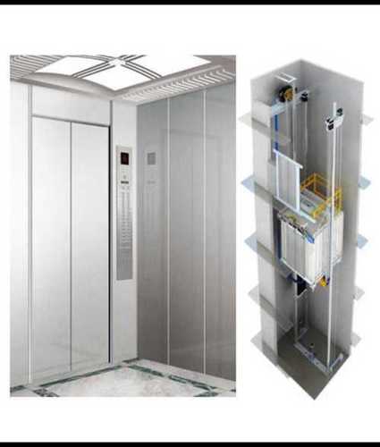 Elevators Stainless Steel Automatic Door Style Hydraulic Ac Drive Type Mrl Lift