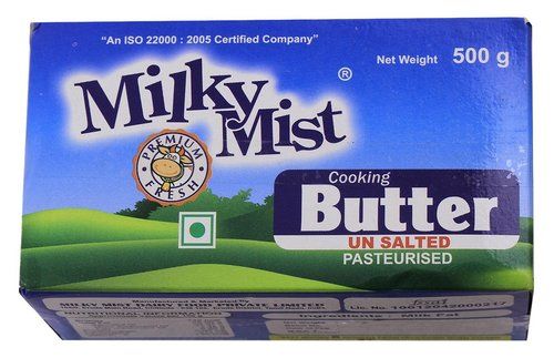 Tasty And Delicious Milky Mist Unsalted Pasteurised Cooking Butter