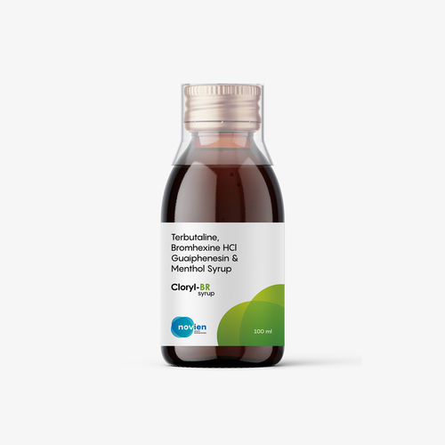 Terbutaline Bromhexine HCL Guaiphenesin And Menthol Syrup