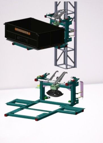 Material Hoist With Trolley 0-1 Ton Capacity With Standard Material Cage For Carrying Loads Capacity: 1 Ton/Day