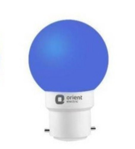 0.5W Blue Colour Led Orient Electric Bulb With High Mounted Fixtures And Low Power Consumption Design: Round