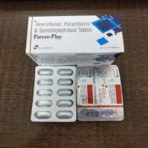 Aceclofenac Plus Paracetamol Plus Serratiopeptidase Tablets Age Group: Adult