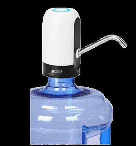 Automatic Wireless Water Can Dispenser Pump Especially Designed For 20 Litre Bottle - Plastic, 12x7x7 cm, White | Convenient Activation, Automatic Flow Control, Durable Design