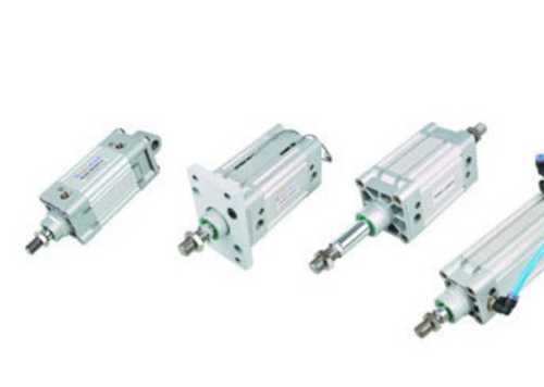 Aluminum Double Acting White Colour Normal Compressor Aluminium Pneumatic Cylinder 