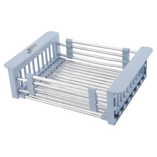 High Strength Adjustable Dish Racks For Kitchen Vegetable Basket Kitchen Sink Height: 8 Centimeter (Cm)