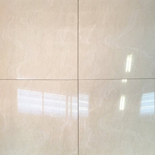 Highly Durable, Designer And Shiny Finish White Glossy Vitrified Floor Tiles Thickness: 8-10 Millimeter (Mm)