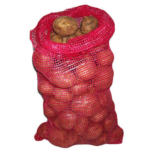 Red Color Potato Leno Bags