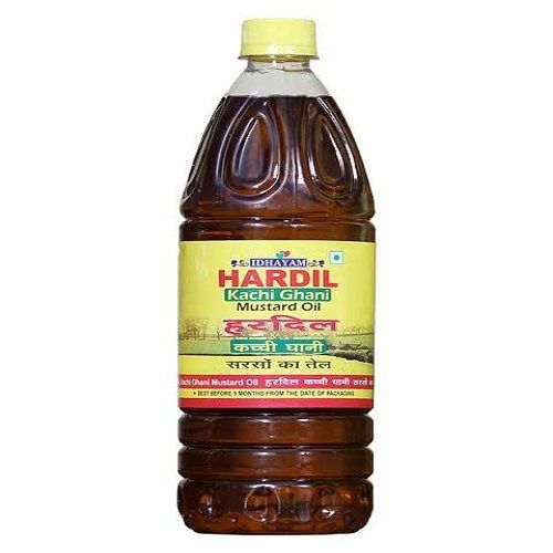 Pure Nutrient Rich And Natural Hardil Kachi Ghani Mustard Oil For Cooking