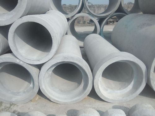 Round RCC Pipes - Gray RCC Material | Minimum Maintenance, Tested Quality, Timely Delivery