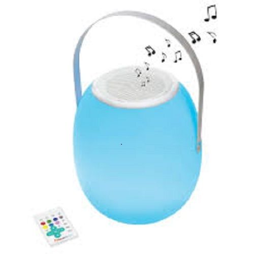 Sky Blue Color Bluetooth Lamp Speaker With 2.0 Channels And 220 Output Power Usage: Home Theater