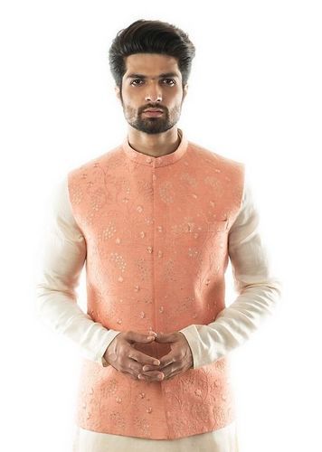Sleeveless Nehru Jacket For Party Wear And Formal Wear