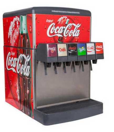 Stainless Steel Semi Automatic Beverage Soda Fountain Machine, 300 L/Hour