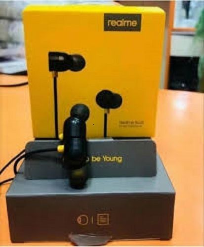 मोबाइल फोन के लिए वायर्ड हेडसेट ईयर ईयरफोन Realme Buds (Rm101)