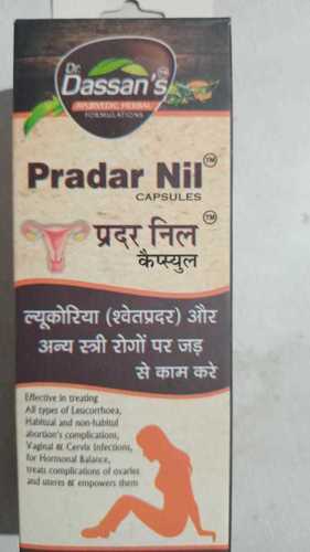 100ml Ayurvedic Pradar Nil Capsules For Womens For Irregular Menstruation And Amenorrhea