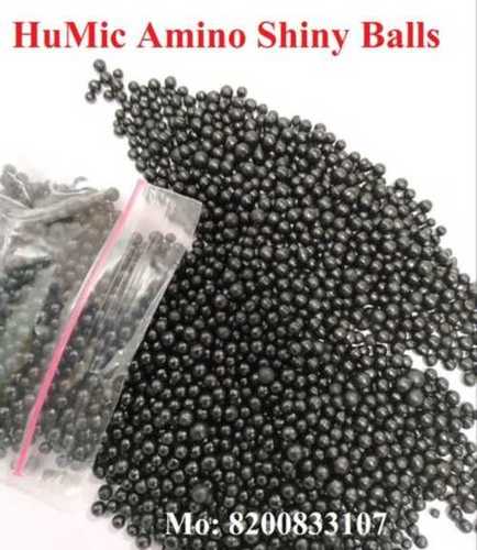 Black Colour Organic Humic Amino Shiny Balls For Agriculture