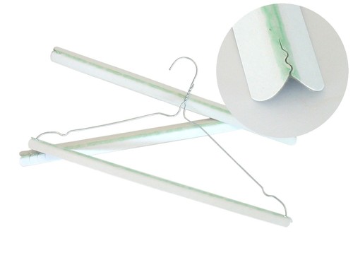 Silver Cardboard Trouser Guards (Hanger) For Any Fabrics With Length 16 Inches And Green Color