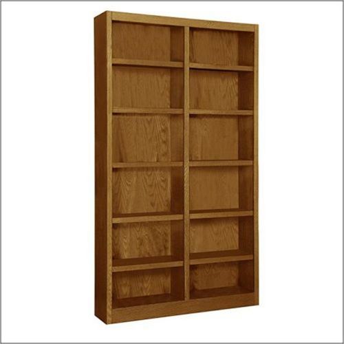 Eco-Friendly Handmade Wall Side Brown Modular 12 Shelves Spacious Wooden Bookshelf For Home