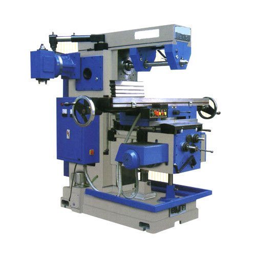 Mild Steel Horizontal And Vertical Milling Machine - 1000 mm x 235 mm Table Size, 1050 RPM Speed Range | High Efficiency, Longer Life, Precise Design, 50 Ton/hour Production Capacity