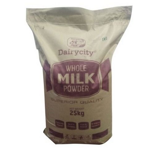 Hygienic Prepared Rich In Vitamins Dairycity Whole Milk Powder (25Kg Bag)