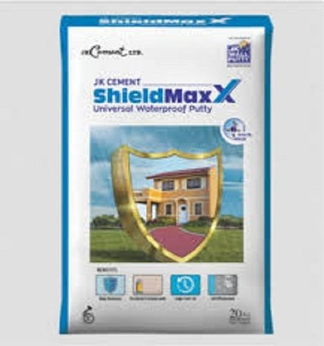 White Non Shrinking And Resists Cracking And High Design Shleld Max Waterproof Wall Putty