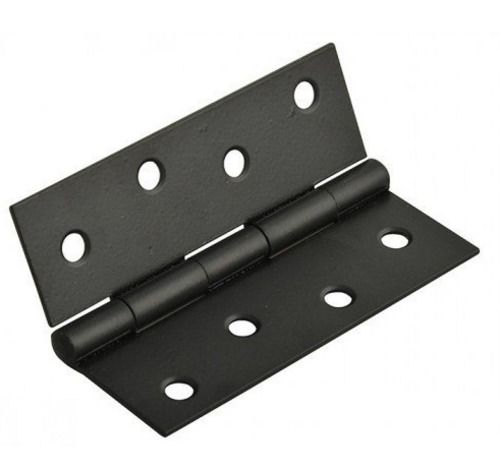 Abrasion Resistance Easy To Install Eight Hole Type Black Iron Door Hings (4 Inch)