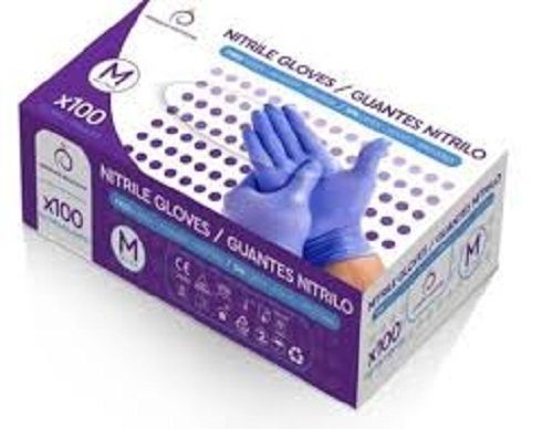 Blue Light Weight Comfortable Skin Friendlydisposable Purple Surgical Gloves