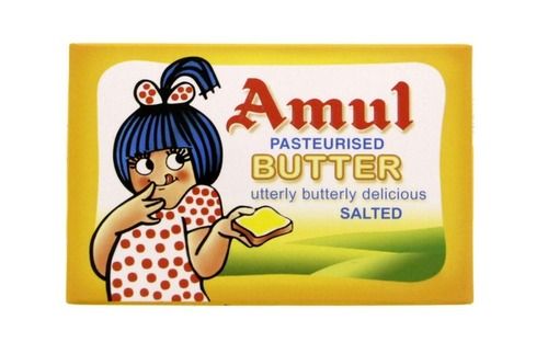 Creamy Flavor And Smooth Texture Amul Pasteurised Utterly Butterly Delicious Salted Butter (100G) Age Group: Adults