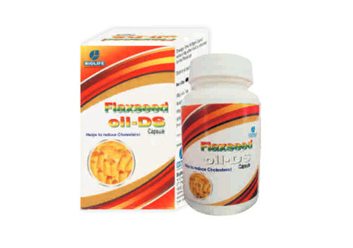 Flaxseed DS Omega-3, 6 And 9 Capsule For Heart, Skin, Brain And Eyes Health