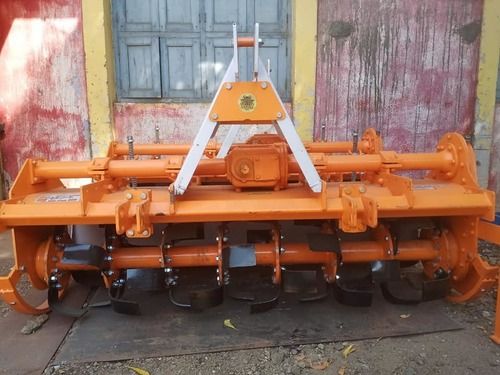 Orange Paint Coated Electric Start Mild Steel Tractor Cultivator For Agricultural
