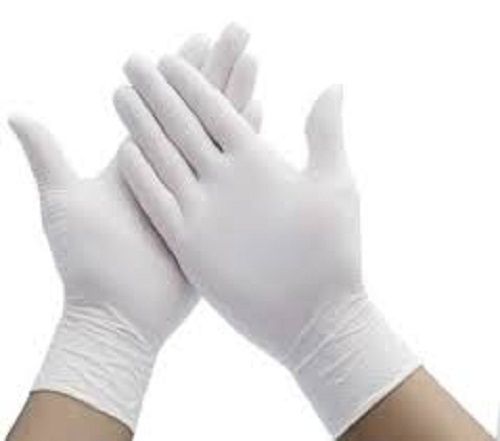 Resistance To Chemicals And Smooth Surface Disposable Pvc White Surgical Gloves