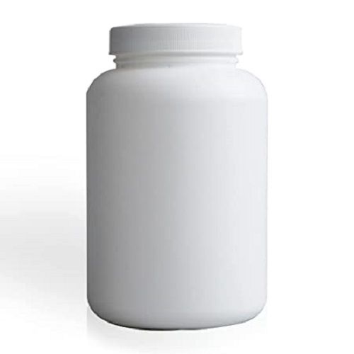 White Round Shape Pharma Grade Empty Hdpe Tablet / Pill / Capsule Holder Storage Bottle 