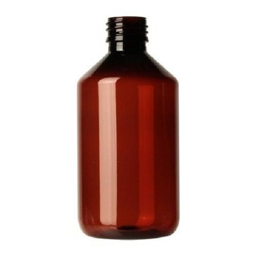 Black Round Shape Vacuum Sealed And Light Weight Hygienic Pharmaceutical Plastic Bottle