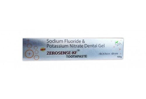 Zerosense-Kf Sodium Fluoride And Potassium Nitrate Dental Gel Toothpaste, 50g And 100g