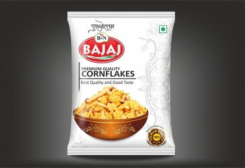 Delicious Taste 100% Pure And Fresh Crispy Bajaj Corn Flakes Namkeen Grade: A-Grade