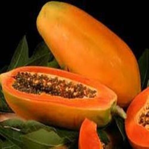 Easy To Digest Healthy Rich Delicious Natural Taste Yellow Fresh Papaya Origin: India