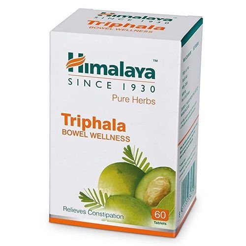 Tablets Himalaya Wellness Triphala Bowel Wellness Relieves Constipation (60 Tablets)