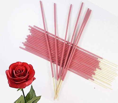 Low Smoke Pink Color Rose Scented Agarbatti Sticks With Long Burning Time