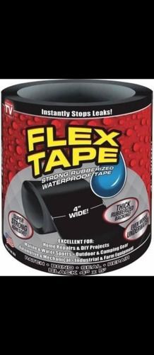 Strong Rubberized Waterproof Tape 4" Wide Instantly Stop Black Leaks Flex Tape 